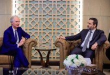 صورة الشيباني يبحث مع بيدرسون عودة اللاجئين والوضع الإنساني