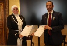 صورة مذكرة تفاهم مع مجموعة “الحبتور” لدعم مراكز ذوي الإعاقة والمتسولين في سوريا