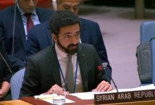 صورة إبراهيم علبي يقدّم أول كلمة لسوريا في مجلس الأمن ويعبر عن فخره بتمثيل الجمهورية