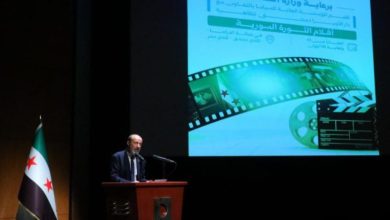 صورة افتتاح تظاهرة أفلام الثورة السورية في أوبرا دمشق