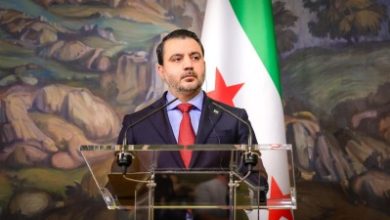 صورة الشيباني في واشنطن لبحث الرفع الدائم للعقوبات عن سوريا والمفاوضات مع إسرائيل