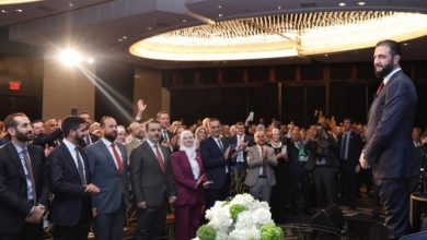 صورة الرئيس الشرع يلتقي الجالية السورية في الولايات المتحدة