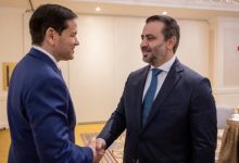 صورة الشيباني: الاجتماع مع روبيو تناول تعزيز العلاقات السورية الأمريكية