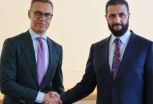 صورة الرئيس الشرع يلتقي نظيره الفنلندي في نيويورك