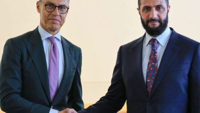 صورة الرئيس الشرع يلتقي نظيره الفنلندي في نيويورك