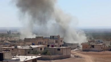 صورة مقتل شخص في غارة جوية يرجح أنها “للتحالف” في ريف إدلب الجنوبي