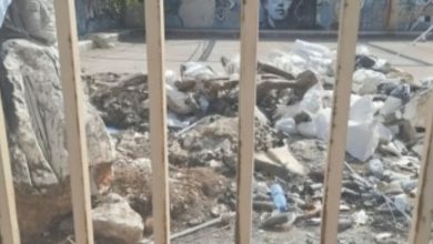 صورة جامعة حلب توضح ملابسات إزالة التماثيل في كلية الفنون الجميلة
