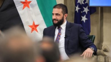 صورة الرئيس الشرع يوجه رسالة شكر إلى الجالية السورية في أميركا