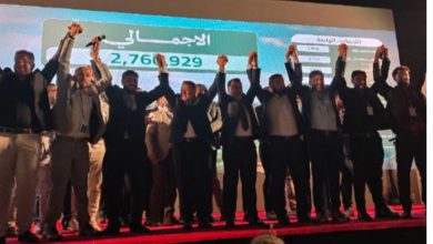 صورة انتهاء حملة “تفتناز بدنا نعمرها” بتبرعات تجاوزت 2.7 مليون دولار