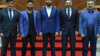صورة الرئيس الشرع يناقش مع وزير الثقافة الترتيبات الخاصة بالنشيد الوطني لسوريا