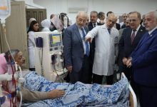 صورة افتتاح قسمي غسيل الكلية والرنين المغناطيسي بمشفى المواساة في دمشق