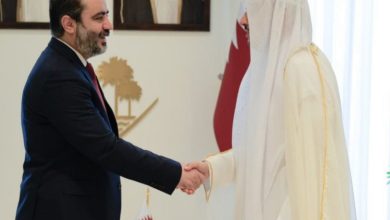 صورة وزير الخارجية والمغتربين يبحث مع نظيره القطري استمرار التعاون الاقتصادي