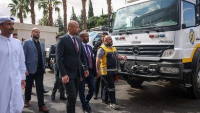 صورة وزارة الطوارئ تتسلم دفعة مساعدات لوجستية من قطر